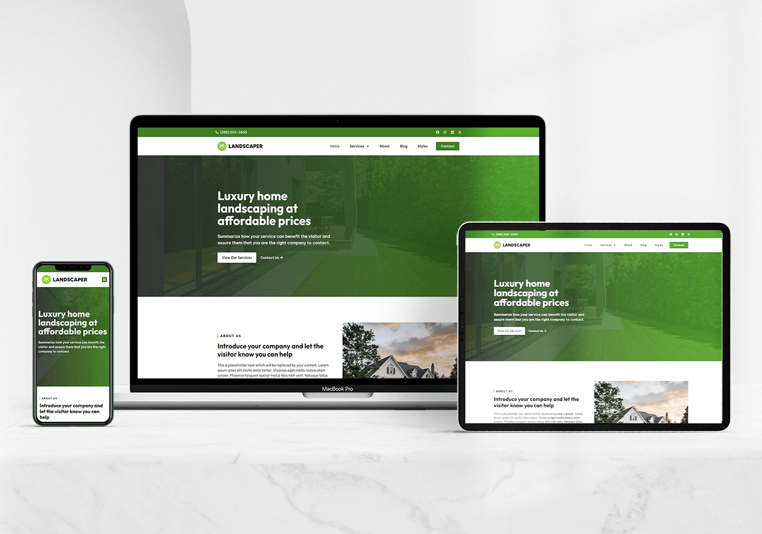 Website on multiple devices